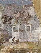 unknow artist Wall painting of a pastoral scene in the romantic style,from pompeii oil painting on canvas